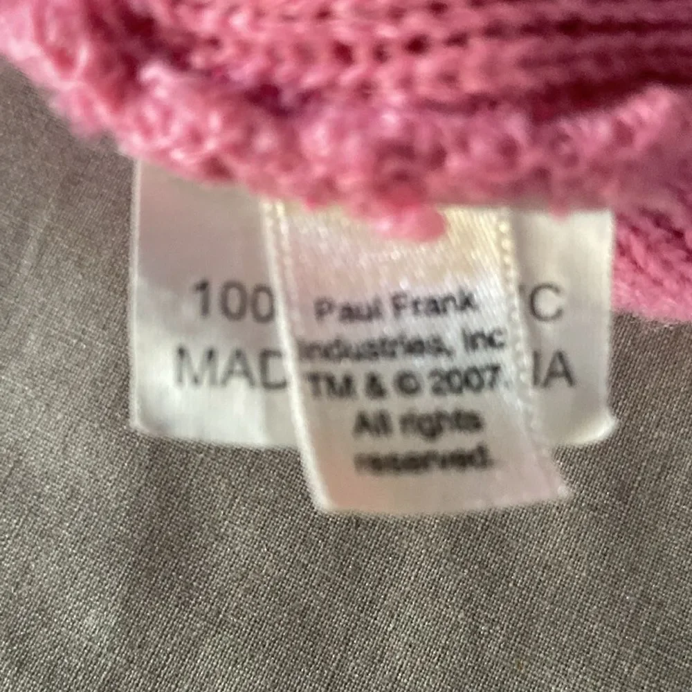 Small Paul Kids Girls Knit Hat -Pink
